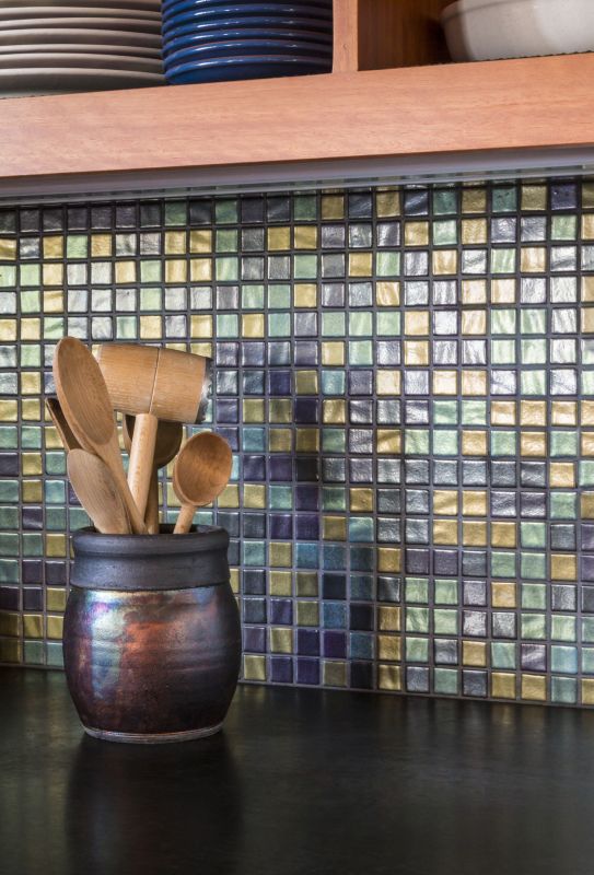 Vivid Tile Backsplash