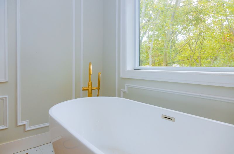 Renovated Bathroom with New Bathtub